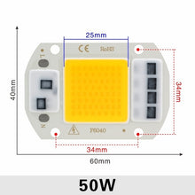 Load image into Gallery viewer, LED COB Chip 10W 20W 30W 50W 220V Smart IC No Need Driver 3W 5W 7W 9W LED Bulb Lamp for Flood Light Spotlight Diy Lighting
